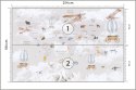 Fototapeta Animals World Map For Kids Wallpaper Design Vinyl Strukturalny 254x184 FT-448497-VS4