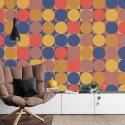 Fototapeta Retro Pattern, Geometric Colorful Abstract Flizelina Zmywalna 180x120 FT-448507-VEML180-120