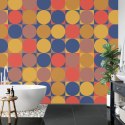 Fototapeta Retro Pattern, Geometric Colorful Abstract Flizelina Zmywalna 180x120 FT-448507-VEML180-120