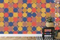 Fototapeta Retro Pattern, Geometric Colorful Abstract Flizelina Zmywalna 180x120 FT-448507-VEML180-120