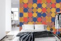 Fototapeta Retro Pattern, Geometric Colorful Abstract Vinyl Strukturalny 405x270 FT-448507-VS405-270