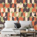 Fototapeta Retro Pattern, Geometric Colorful Abstract Flizelina Zmywalna 180x120 FT-448508-VEML180-120