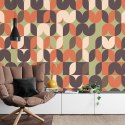 Fototapeta Retro Pattern, Geometric Colorful Abstract Flizelina Zmywalna 180x120 FT-448508-VEML180-120