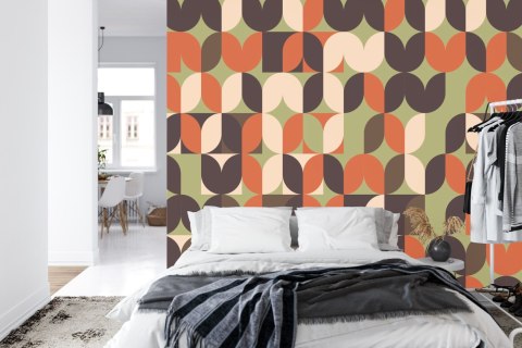 Fototapeta Retro Pattern, Geometric Colorful Abstract Flizelina Zmywalna 460x300 FT-448508-VEML12