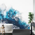 Fototapeta Marble Ink Abstract Art From Exquisite Original Painting For Abstract Background . Painting Was Painted Pattern Of Om