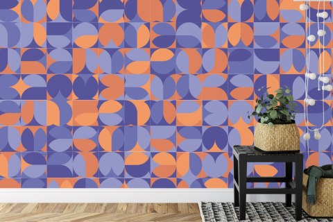 Fototapeta Retro Pattern, Geometric Colorful Abstract Tapeta Samoprzylepna 368x280 FT-448509-SK10