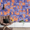 Fototapeta Retro Pattern, Geometric Colorful Abstract Vinyl Gładki 405x270 FT-448509-VG405-270