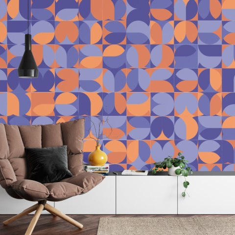 Fototapeta Retro Pattern, Geometric Colorful Abstract Vinyl Gładki 416x290 FT-448509-VGXXXXL