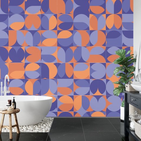 Fototapeta Retro Pattern, Geometric Colorful Abstract Vinyl Gładki 416x290 FT-448509-VGXXXXL
