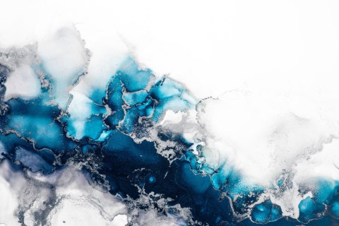 Fototapeta Marble Ink Abstract Art From Exquisite Original Painting For Abstract Background . Painting Was Painted Pattern Of Om