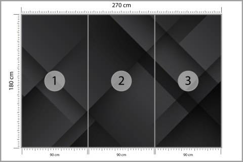 Fototapeta Abstract Black Background. Abstract Graphic Design Banner Pattern Background Template. Flizelina Zmywalna 270x180 FT-