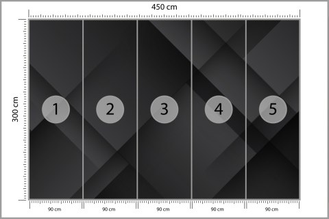 Fototapeta Abstract Black Background. Abstract Graphic Design Banner Pattern Background Template. Flizelina Zmywalna 450x300 FT-