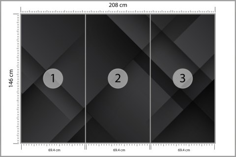 Fototapeta Abstract Black Background. Abstract Graphic Design Banner Pattern Background Template. Tapeta Samoprzylepna 208x146 F