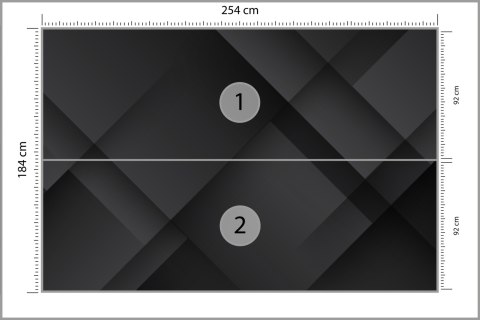 Fototapeta Abstract Black Background. Abstract Graphic Design Banner Pattern Background Template. Tapeta Samoprzylepna 254x184 F