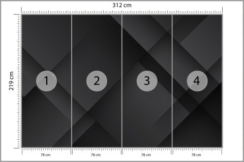 Fototapeta Abstract Black Background. Abstract Graphic Design Banner Pattern Background Template. Tapeta Samoprzylepna 416x254 F