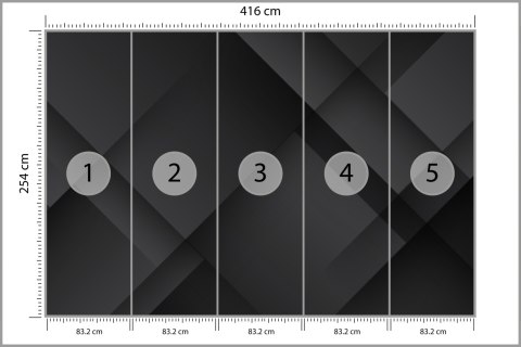 Fototapeta Abstract Black Background. Abstract Graphic Design Banner Pattern Background Template. Tapeta Samoprzylepna 416x290 F