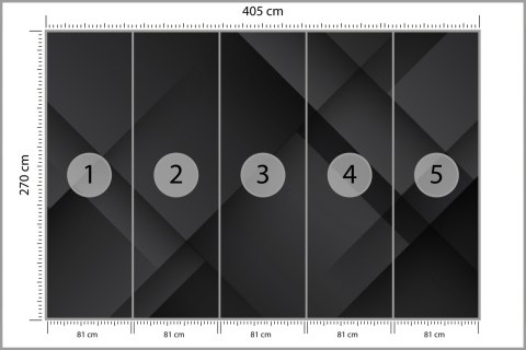 Fototapeta Abstract Black Background. Abstract Graphic Design Banner Pattern Background Template. Vinyl Gładki 405x270 FT-448515