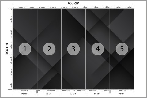 Fototapeta Abstract Black Background. Abstract Graphic Design Banner Pattern Background Template. Vinyl Gładki 460x300 FT-448515