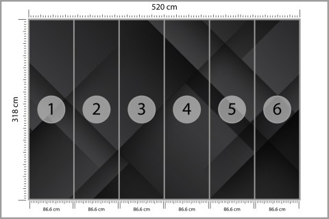 Fototapeta Abstract Black Background. Abstract Graphic Design Banner Pattern Background Template. Vinyl Gładki 520x318 FT-448515