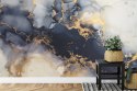 Fototapeta Marble Ink Abstract Art From Exquisite Original Painting For Abstract Background . Painting Was Painted Pattern Of Om