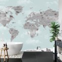 Fototapeta Animals World Map For Kids Wallpaper Design Flizelina 270x180 FT-448529-VE270-180