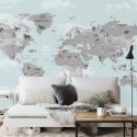 Fototapeta Animals World Map For Kids Wallpaper Design Flizelina 416x290 FT-448529-VEXXXXL
