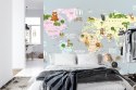 Fototapeta Animals World Map For Kids Wallpaper Design Flizelina 520x318 FT-448530-VEXXXXXL