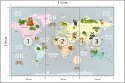 Fototapeta Animals World Map For Kids Wallpaper Design Flizelina Zmywalna 312x219 FT-448530-VEMLXXL