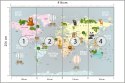 Fototapeta Animals World Map For Kids Wallpaper Design Flizelina Zmywalna 416x254 FT-448530-VEMLXXXL