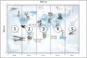 Fototapeta Animals World Map For Kids Wallpaper Design Flizelina Zmywalna 460x300 FT-448532-VEML12