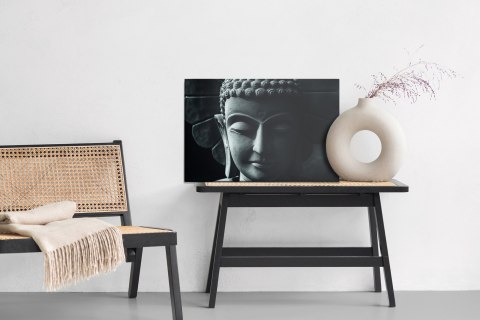 Obraz Na Płótnie Głowa Buddy Canvas Naturalny 100x70 LB-2549-NC100-70