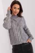 Sweter Damski Model AT-SW-2235.00P Dark Grey - AT AT