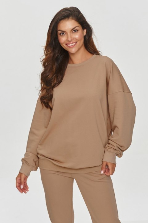 Bluza Damska Model M859 Cappuccino - Makadamia Makadamia