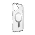 Speck Presidio Perfect-Clear ClickLock & MagSafe - Etui iPhone 16 (Clear / Chrome Finish / Serene Silver)