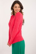 Sweter Damski Model AT-SW-2338-2.61 Coral - AT AT