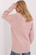 Sweter Damski Model AT-SW-23525.21 Light Pink - AT AT