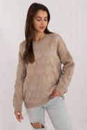 Sweter Damski Model AT-SW-2361.61 Beige - AT AT