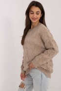 Sweter Damski Model AT-SW-2361.61 Beige - AT AT