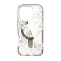 Speck Presidio Lux ClickLock & MagSafe - Etui iPhone 16 Pro (Sunshine Daisies / Clear / Gold)