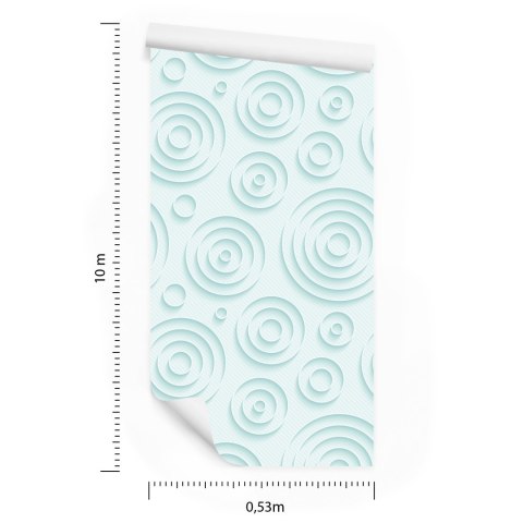 Tapeta Geometryczna 3D, Nowoczesna, Do Salonu