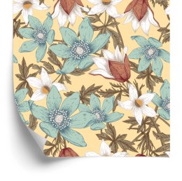 Tapeta Stylowe Kolorowe Kwiaty