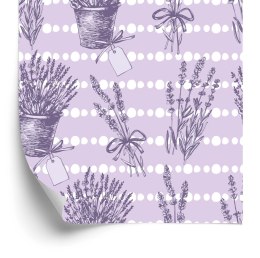 Tapeta Retro Lawenda