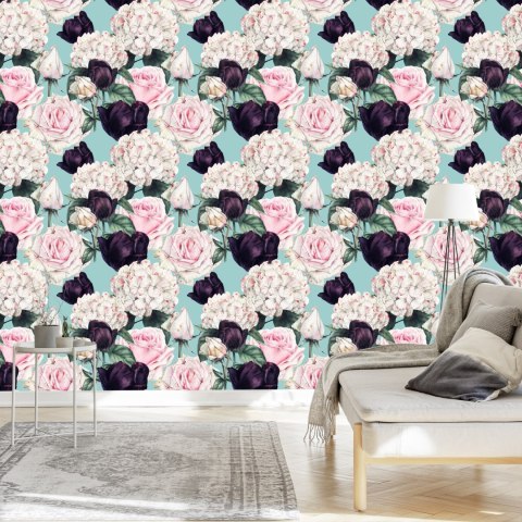 Tapeta Róże W Stonowanych Kolorach