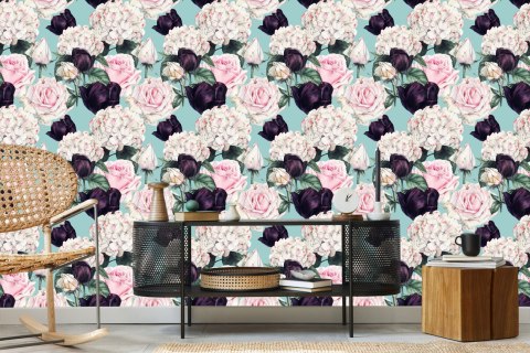 Tapeta Róże W Stonowanych Kolorach