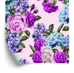 Tapeta Róże Z Liśćmi