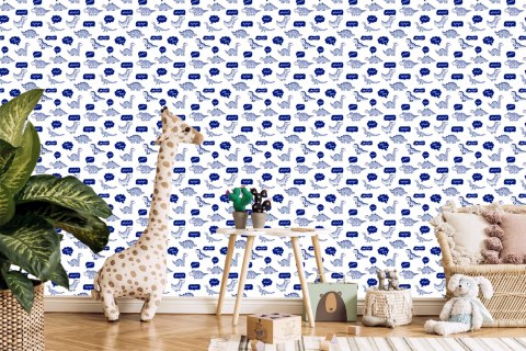 Tapeta W Dinozaury, Do Pokoju Dziecka