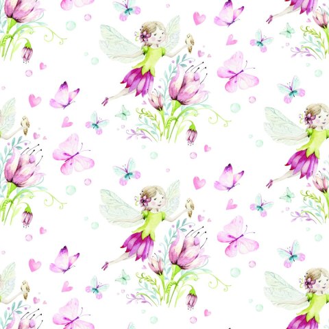 Tapeta Wróżki Pośród Kwiatów