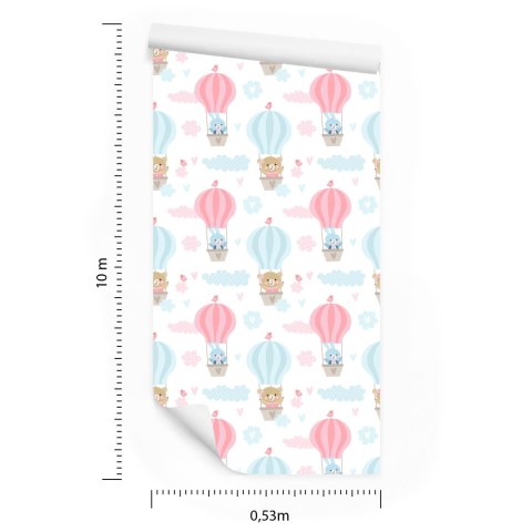 Tapeta Zwierzęta W Balonach