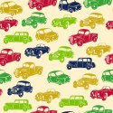 Tapeta Dla Dzieci - Kolorowe Samochody W Stylu Retro