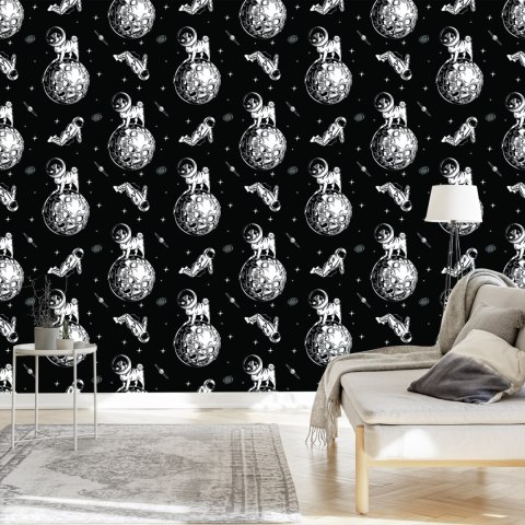 Tapeta Psy W Kosmosie